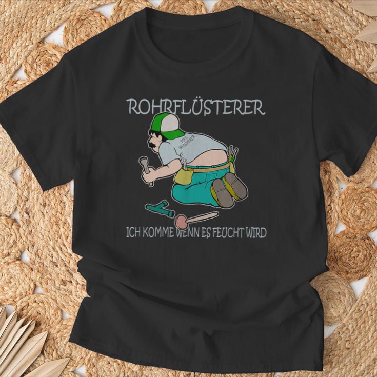 Heizungsbauer Rohrflüsterer Plumber S T-Shirt Geschenke für alte Männer