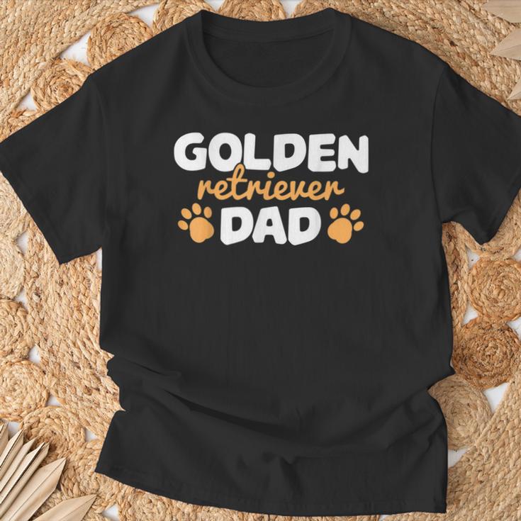 Herren Golden Retriever Dad Papa Süß T-Shirt Geschenke für alte Männer