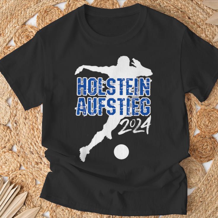 Holstein Football Kicken Fan Kiel Stadium Blue T-Shirt Geschenke für alte Männer