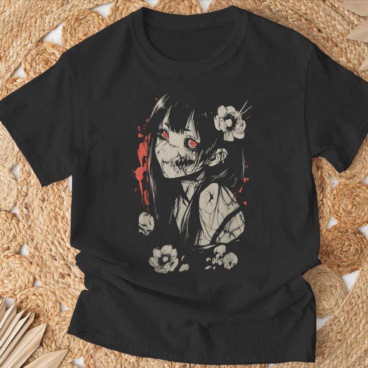 Horror Anime Manga Japan Japanese Creepy Kawaii Goth T-Shirt - Seseable