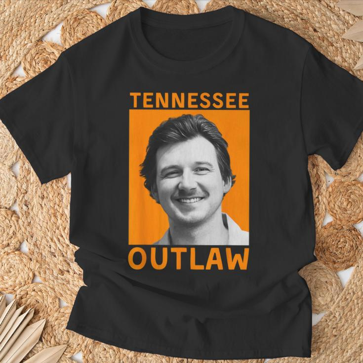 Hot Morgan Tennessee Outlaw Orange Shot April 2024 T-Shirt Gifts for Old Men