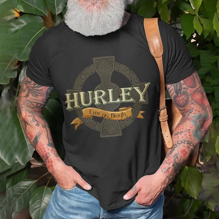 Hurley Irish Surname Hurley Irish Family Name Celtic Cross T-Shirt Gifts for Old Men