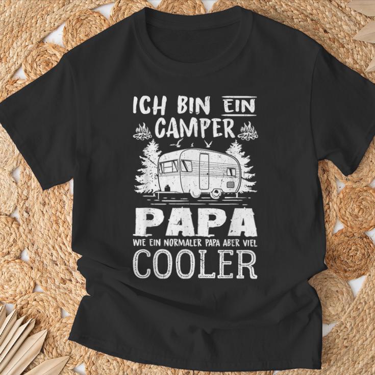 Ich Bin Ein Camper Papa Ich Bin Ein Camper T-Shirt Geschenke für alte Männer