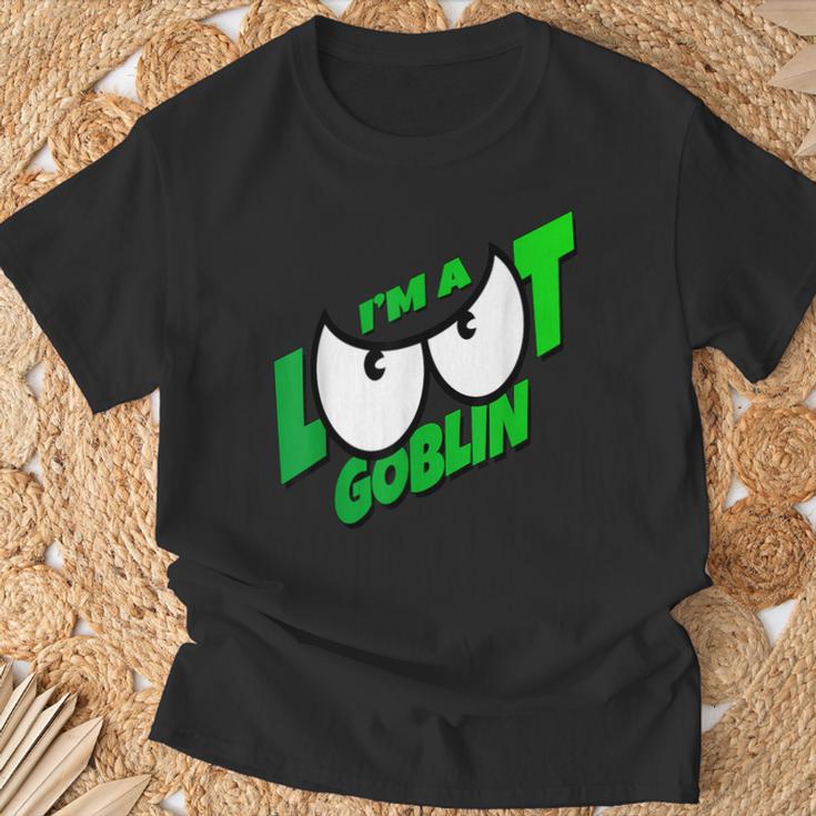 Ich Bin Ein I Am Loot Goblin T-Shirt Geschenke für alte Männer