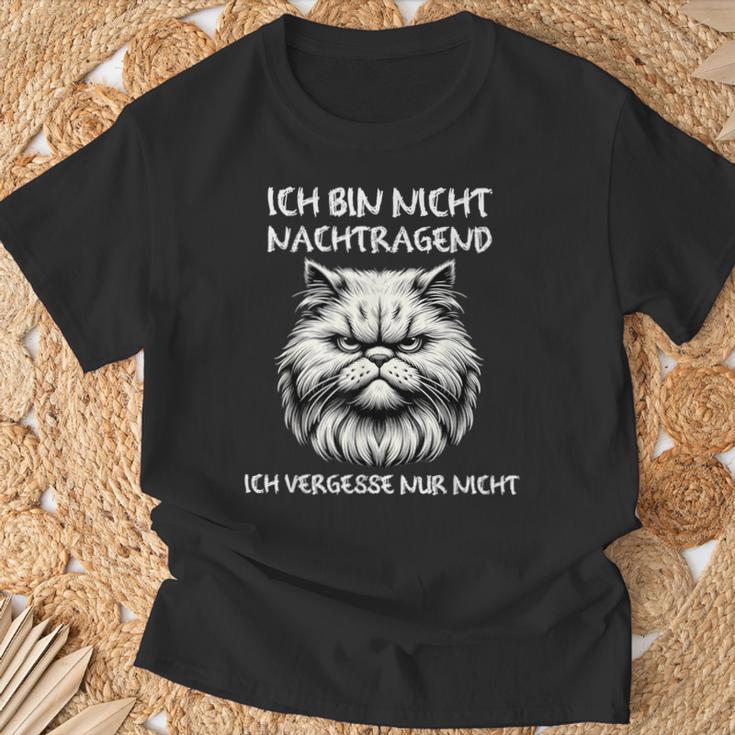 Ich Bin Nicht Nachtragend T-Shirt, Vergesse Nicht Spruch Tee Geschenke für alte Männer