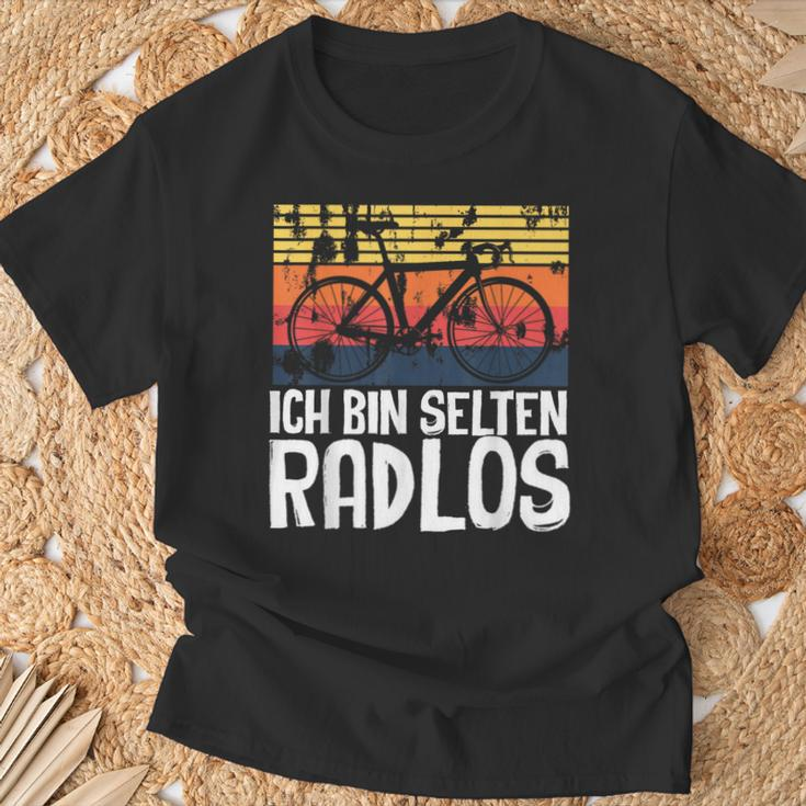 Ich Bin Selten Radlos Radloß Retro Bicycle Cycling T-Shirt Geschenke für alte Männer