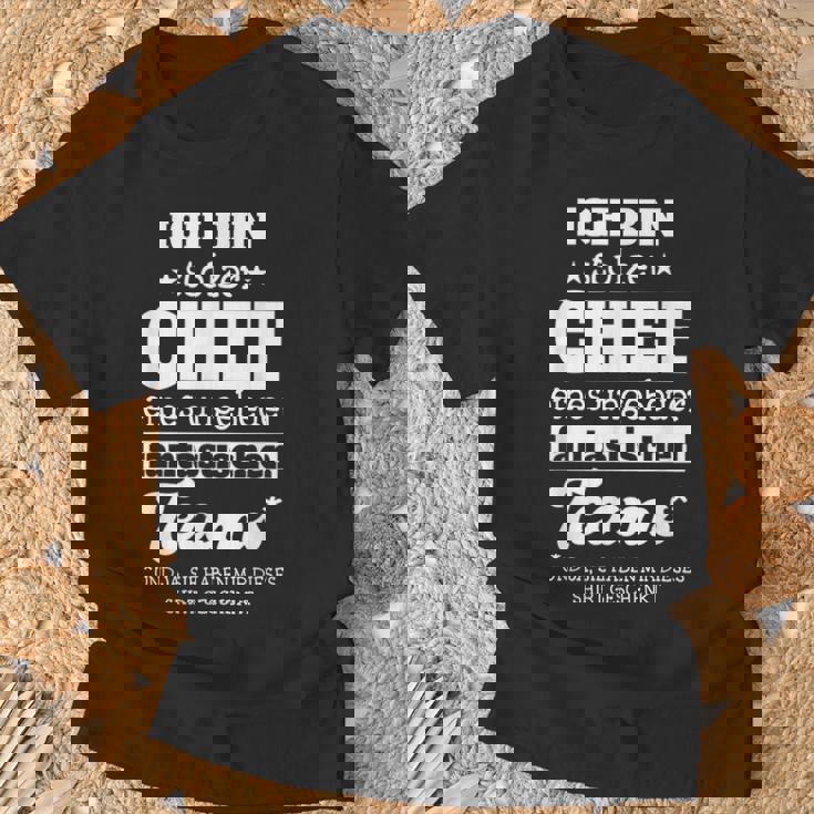 Ich Bin Stolzer Chef Einer Unheuer Fantastischen Team T-Shirt Geschenke für alte Männer