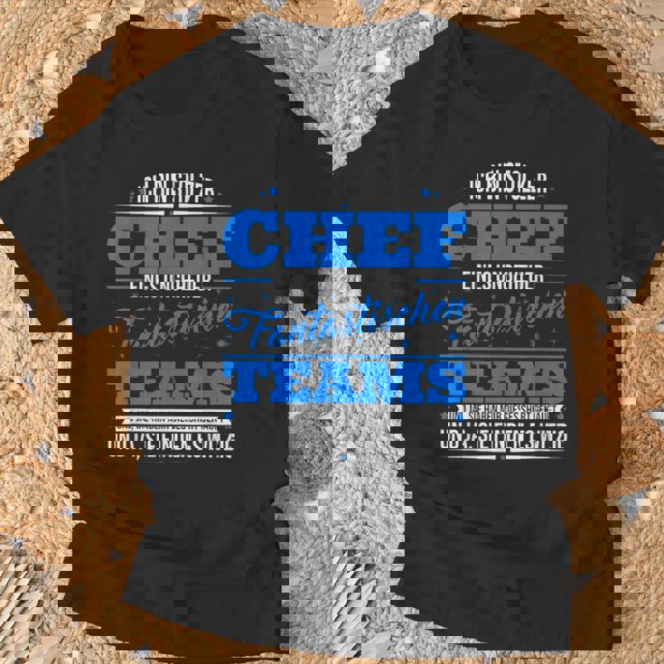 Ich Bin Stolzer Chef Eines Unheuer Fantastische Teams T-Shirt Geschenke für alte Männer