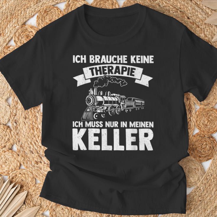 Ich Brauche No Therapie Ich Muss Nur In Meine Keller Ich T-Shirt Geschenke für alte Männer