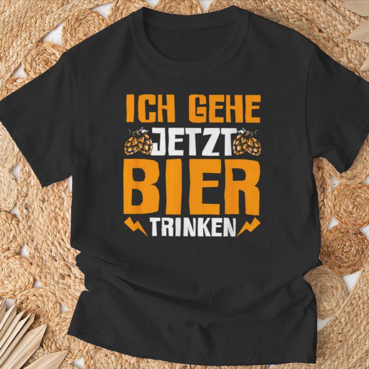 Ich Gehe Jetzt Bier Trink T-Shirt Geschenke für alte Männer