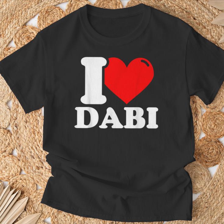 Ich Liebe Dabiornamen T-Shirt Geschenke für alte Männer