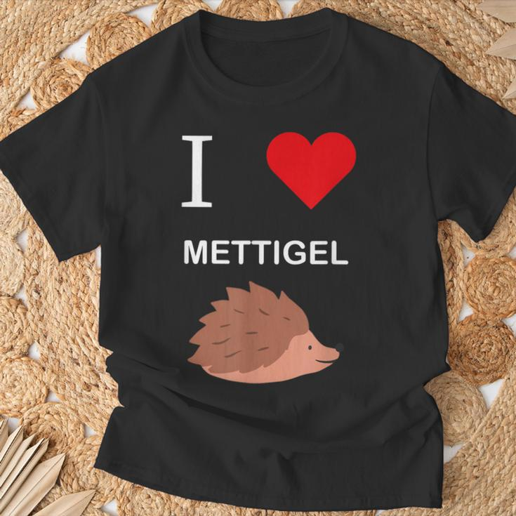 Ich Liebe Mettigel Mett Meat T-Shirt Geschenke für alte Männer