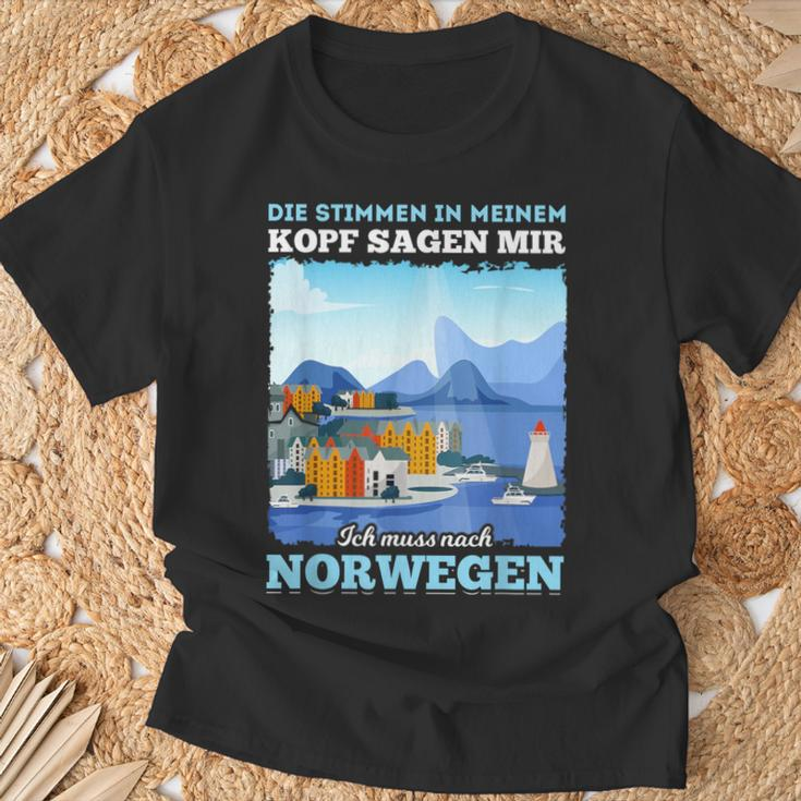 Ich Muss Nach Norwegian T-Shirt Geschenke für alte Männer