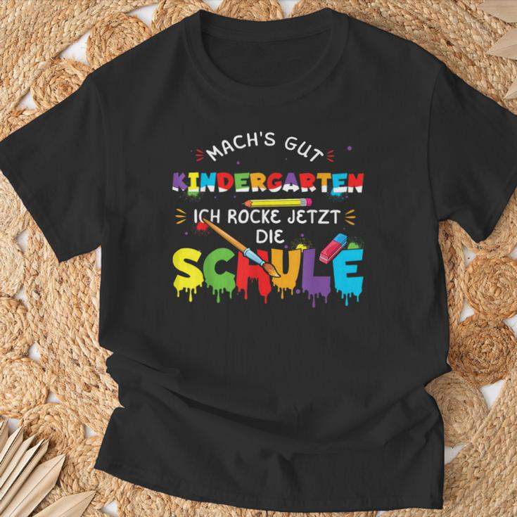 Ich Rocke Jetzt Die Schule Machs Gut Kindergarten S T-Shirt Geschenke für alte Männer