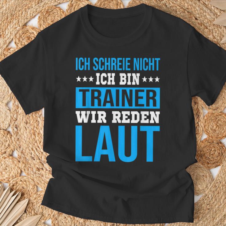 Ich Schreie Nicht Ich Bin Trainer Handball Club Co-Trainer T-Shirt Geschenke für alte Männer