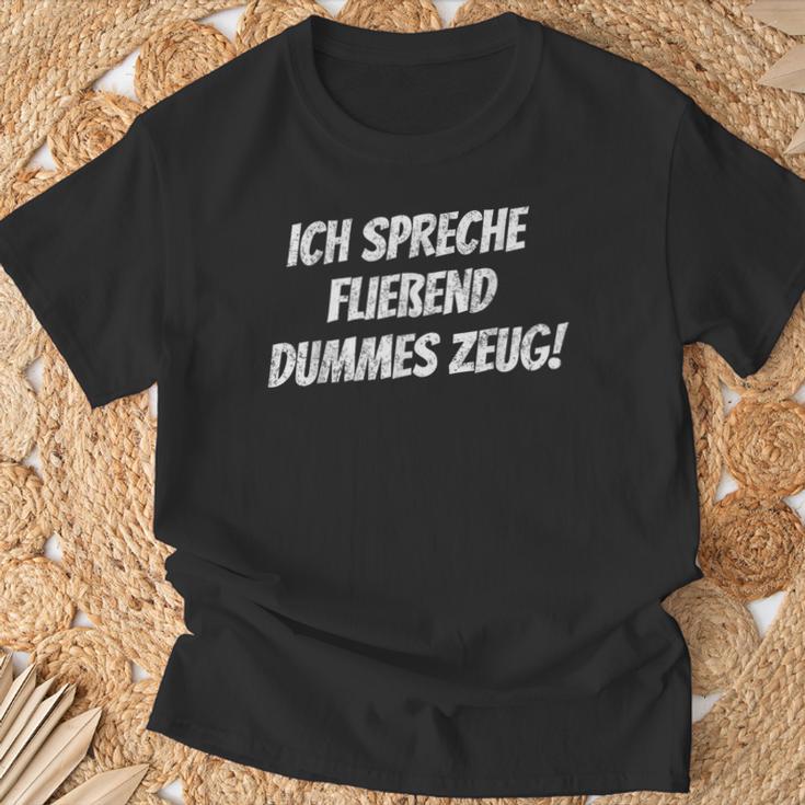 Ich Spee Fluend Dummes Zeug T-Shirt Geschenke für alte Männer