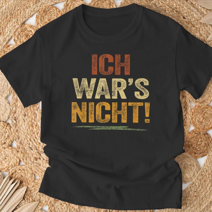 Ich War Das Nicht Fustige Ich War's Nicht German Language S T-Shirt Geschenke für alte Männer