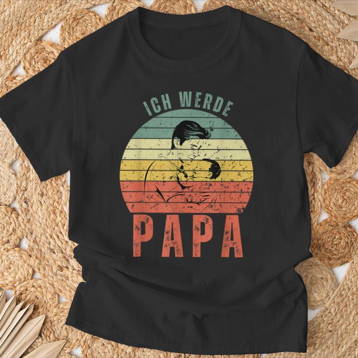 Ich Werde Papa 2024 Geschenkeen Für Werdendeater T-Shirt Geschenke für alte Männer