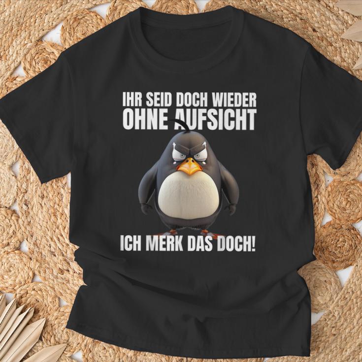 Ihr Seid Doch Wieder Ohne Supersicht T-Shirt, Schwarzes Lustiges Tee Geschenke für alte Männer