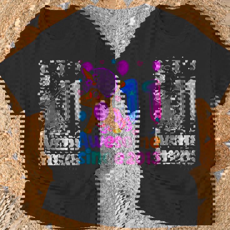 Impresionante Cumpleaños Unicornio Dabbing 11 Años Niña 11 Camiseta unisex Regalos para ancianos