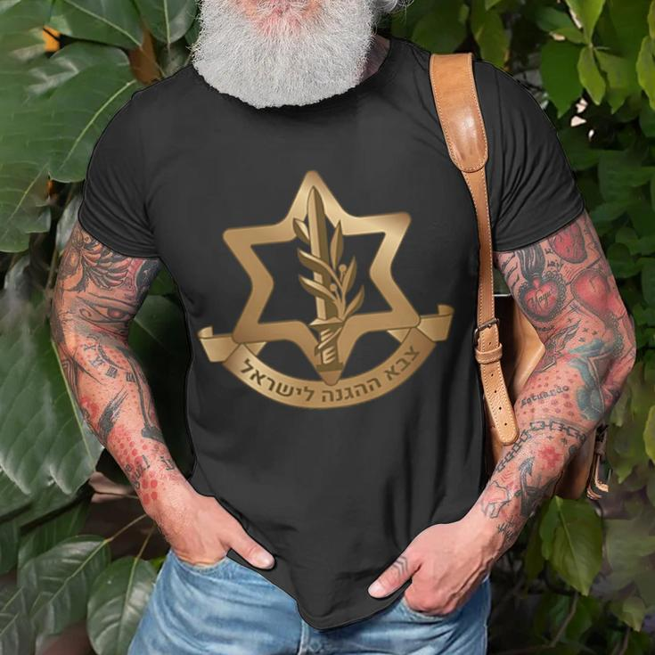Israel Defense Force Idf Israeli Armed Forces Emblem T-Shirt Gifts for Old Men