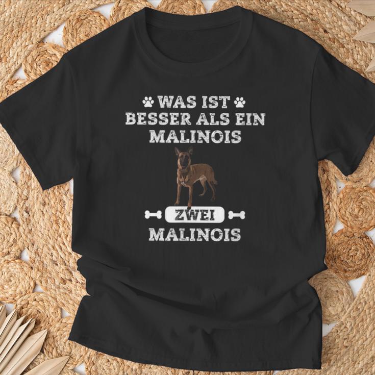 Was Ist Besser Als Ein Malinois Malinois T-Shirt Geschenke für alte Männer