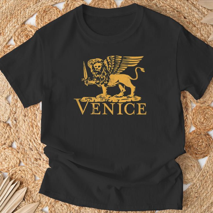 Italia Venezia Flag Venice Souvenir Italy Venice T-Shirt Geschenke für alte Männer