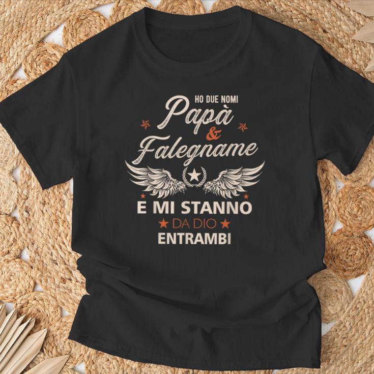 Italienischer Papa Falegnameatertag Geschenk Italiener T-Shirt Geschenke für alte Männer