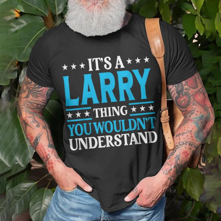 It's A Larry Thing Personal Name Larry T-Shirt Gifts for Old Men