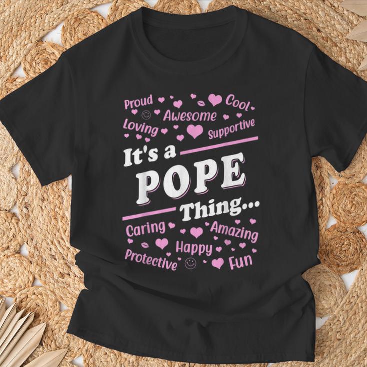 It's A Pope Thing Proud Family Surname Pope T-Shirt Gifts for Old Men