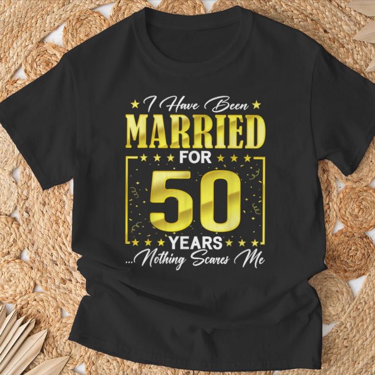 I've Been Married Couples 50 Years 50Th Wedding Anniversary T-Shirt Gifts for Old Men