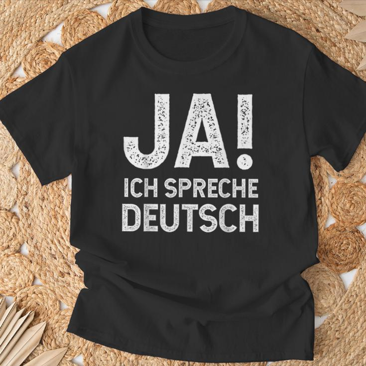 Ja Ich Spreche German T-Shirt Geschenke für alte Männer