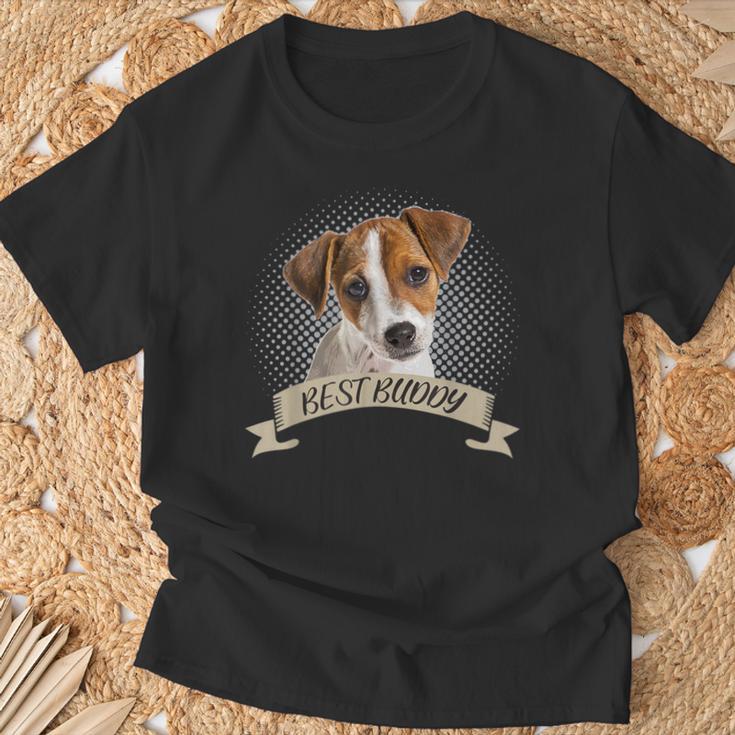 Jack Russel Terrier Best Friend Dog Portrait T-Shirt Geschenke für alte Männer