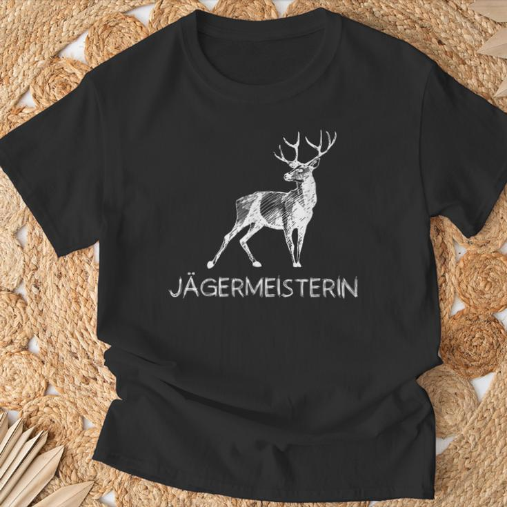 Jägermeisterin Hunter Hunter Deer Hunter Hunting S T-Shirt Geschenke für alte Männer