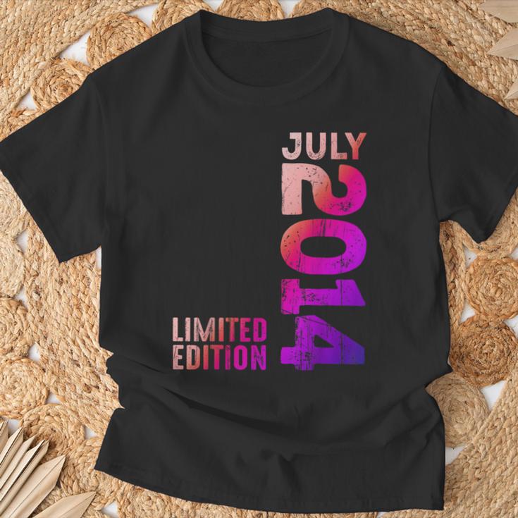 Jahr 2014 Monat Juli 2014 Retro 2014Intage 2014 T-Shirt Geschenke für alte Männer