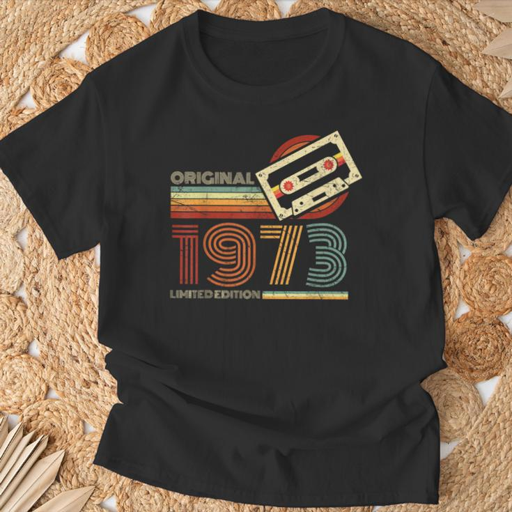 Jahrgang 1973 Retro Geburtstags Zum 51 Geburtstag T-Shirt Geschenke für alte Männer