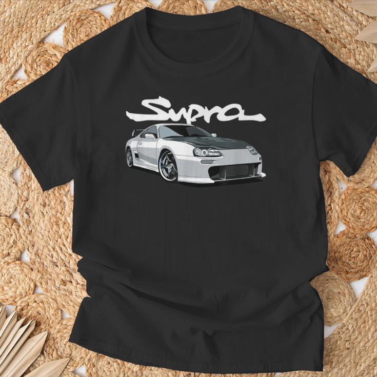 Jdm Mkiv Supra 2Jz Street Racing Drag Drift T-Shirt Geschenke für alte Männer