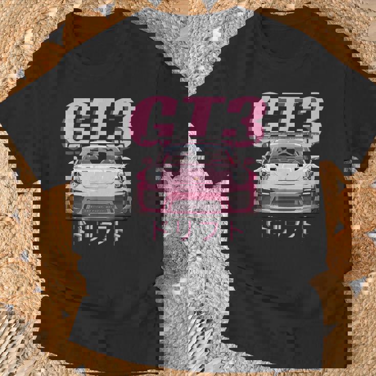 Jdm Motorsports Car Drift Pink Gt3 Rs Car Graphic Japan T-Shirt Gifts for Old Men