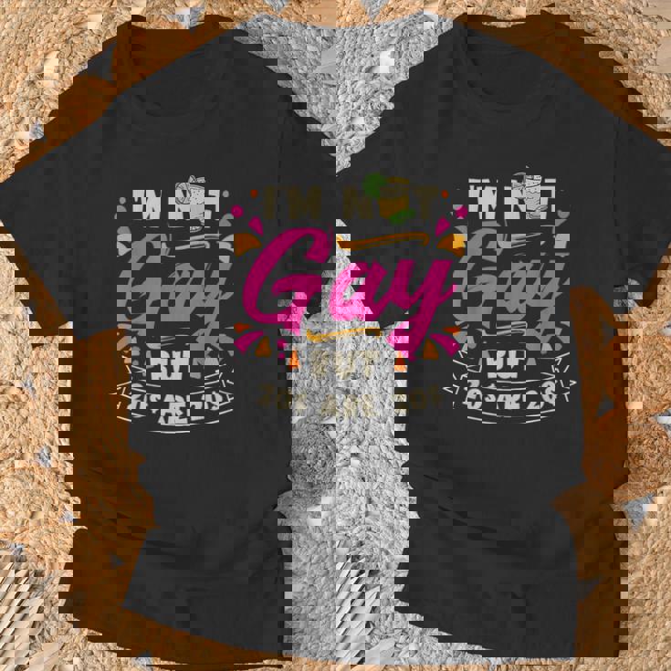 Je Ne Suis Pas Gay Mais 20$ C'est 20$ Pour Un Enterrement Deie De Garçon En T-Shirt Cadeaux pour les vieillards