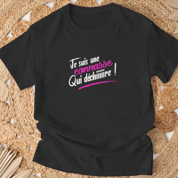 Je Suis Une Connasse Qui Déchire T-Shirt Cadeaux pour les vieillards