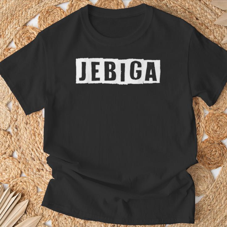 Jebiga Cool Balkan Bosnia Croatia Serbia Slang T-Shirt Geschenke für alte Männer