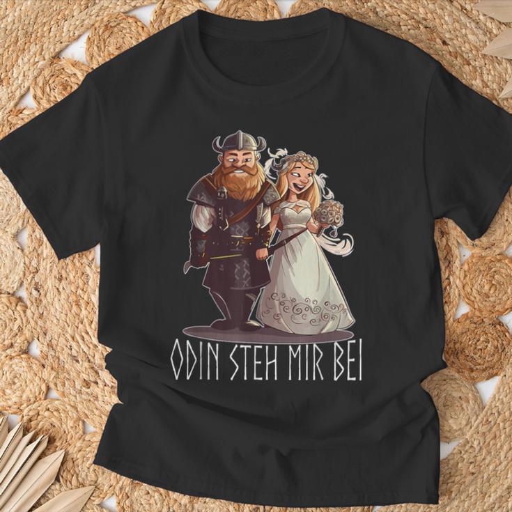 Jgaikings Odin Steh Mir Beiiking T-Shirt Geschenke für alte Männer