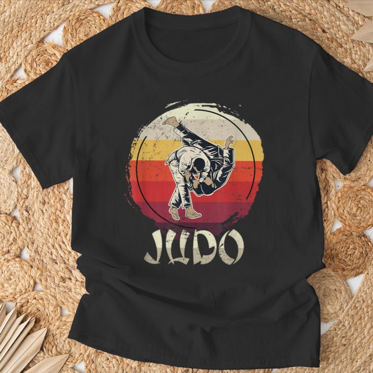 Judoka Sparring Retro Judo T-Shirt Geschenke für alte Männer