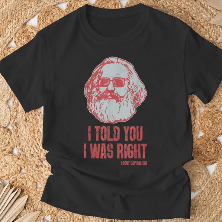 Karl Marx Marxism Communism Socialism Philosophy T-Shirt Geschenke für alte Männer