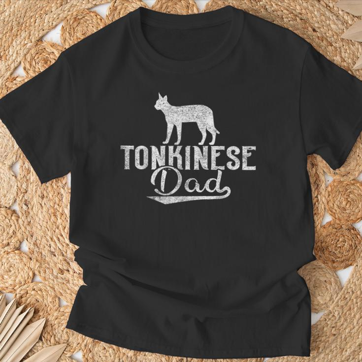 Katzenbesitzer Katzen Papa Tonkinese Dad T-Shirt Geschenke für alte Männer