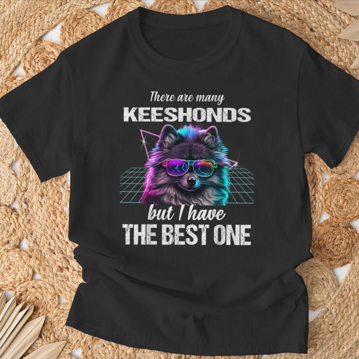 Keeshond Dog Keeshonds T-Shirt Geschenke für alte Männer