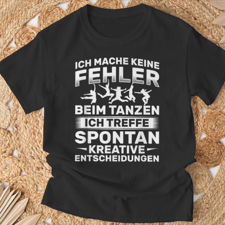 Keine Fehler Beim Danzen Kreative Decisions Dancing T-Shirt Geschenke für alte Männer