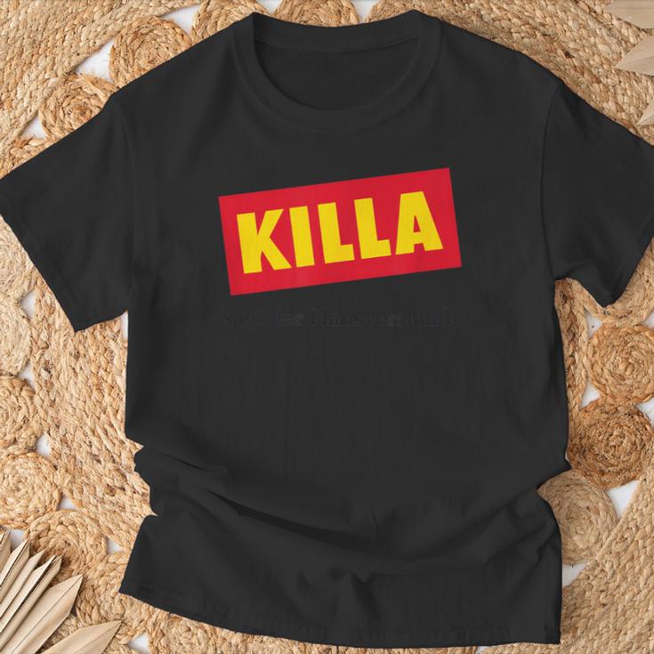 Killa Billiger Laden Hausverstand Nightlife Party Gray S T-Shirt Geschenke für alte Männer