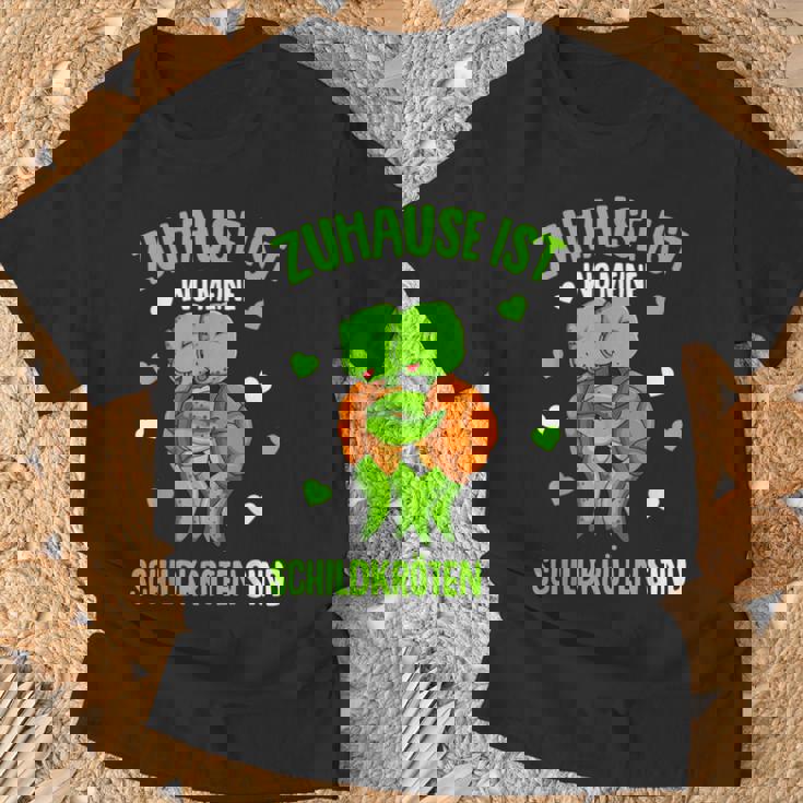 Kinder-T-Shirt Zuhause Ist Wo Meine Schildkröten Sind mit Turtle-Design Geschenke für alte Männer