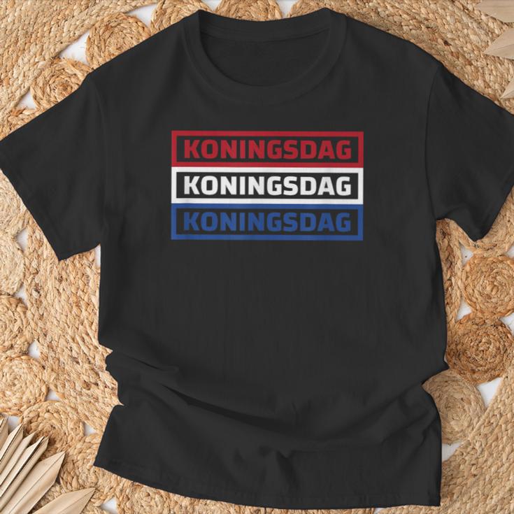 Kingsday Amsterdam Koningsdag Netherlands Holland T-Shirt Geschenke für alte Männer